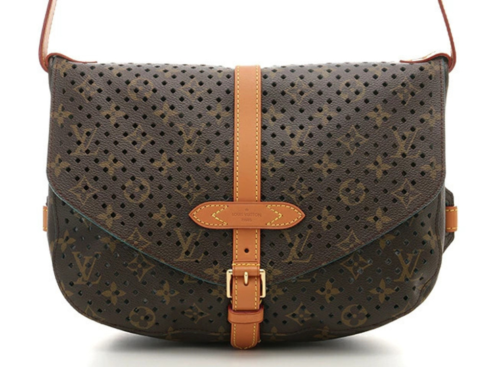 LOUIS VUITTON Bag Shoulder Saumur Monogram Perfo